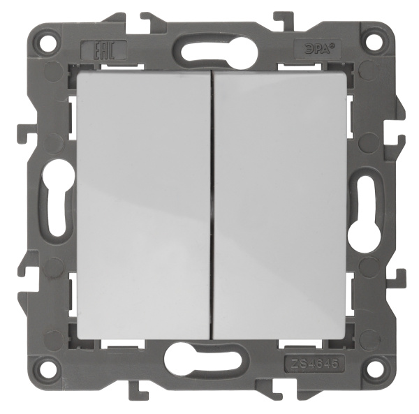 ЭРА 14-1106-01 Elegance Белый Переключатель 2-кл