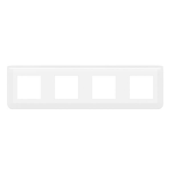 Legrand Mosaiс Рамка - Программа Mosaic - 4x2 модуля - белая 078808L