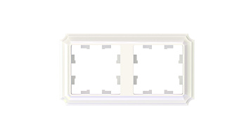 Systeme Electric AtlasDesign Antique Жемчуг Рамка 2-ая, универсальная