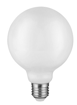 ЭРА F-LED G95-12w-827-E27 OPAL (филамент, шар опал, 12Вт, тепл, E27)