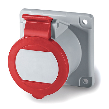 DKC Розетка панельная IP44 16A 3P+E 400В