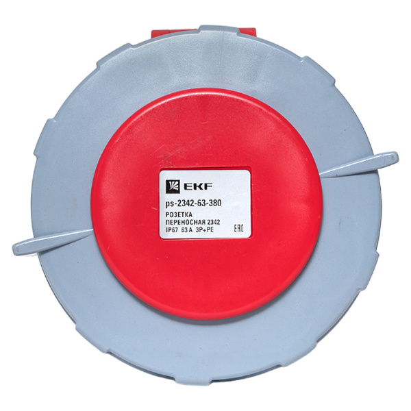 Купить EKF PROxima Розетка переносная 2342 3Р+РЕ 63А 380В IP67