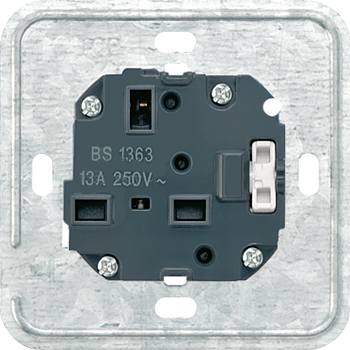 JUNG розеточная часть, British standart BS2171EINS