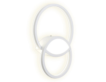 Ambrella Настенный светодиодный светильник FL411 WH белый LED 4200K 28W 320*230*50