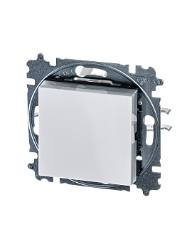 ABB EPJ Levit белый / ледяной Переключатель перекрёстный 1-клавишный 2CHH590745A6001
