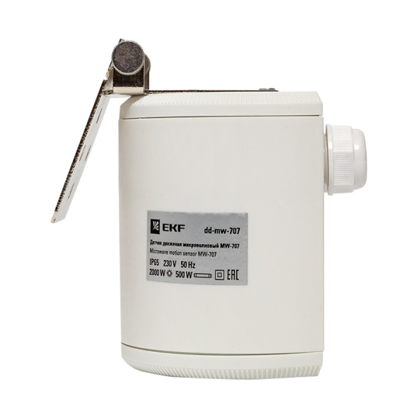 Купить EKF PROxima Микроволновый датчик движения бел. для высоких потолков 2000Вт 360гр. 30м IP65 MW-707