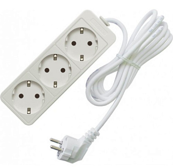 Союз Удлинитель быт. 1,5м  2200 Вт 3гн. ПВС 481S-1301