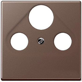 JUNG A 500 Мокка Накладка TV-SAT-FM розетки A561PLSATMO