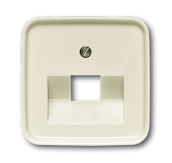 ABB BJE Duro Накладка 1-й ТЛФ и комп розетки наклонной (мех 213/16) 2CKA001753A8949