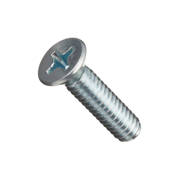 Tech-Krep Винт DIN965 с потайной головкой оцинк. М4х30 (120 шт) - коробка с ок. 105236