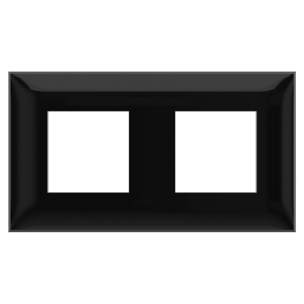 Купить DKC Рамка "Avanti", "Черный квадрат", 2 поста (4 мод.)