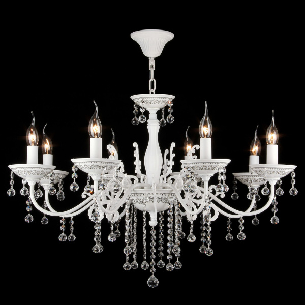 Maytoni Elegant Bellona Белый Люстра 8xE14 60W ARM386-08-W Купить Maytoni Elegant Bellona Белый Люстра 8xE14 60W ARM386-08-W