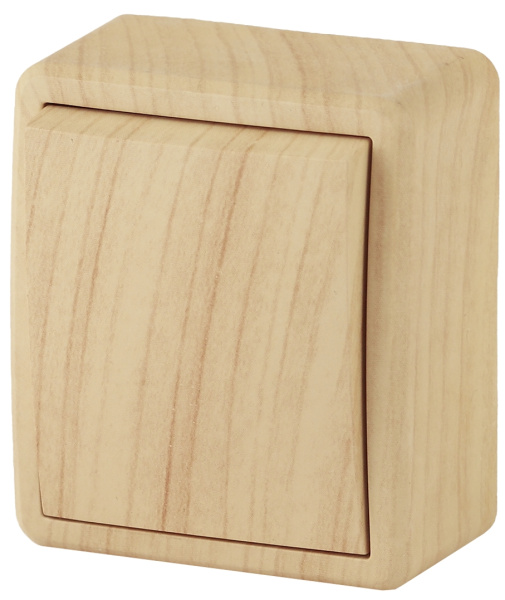 ЭРА 11-1203-11 Эксперт Сосна Переключатель 1-кл ОУ