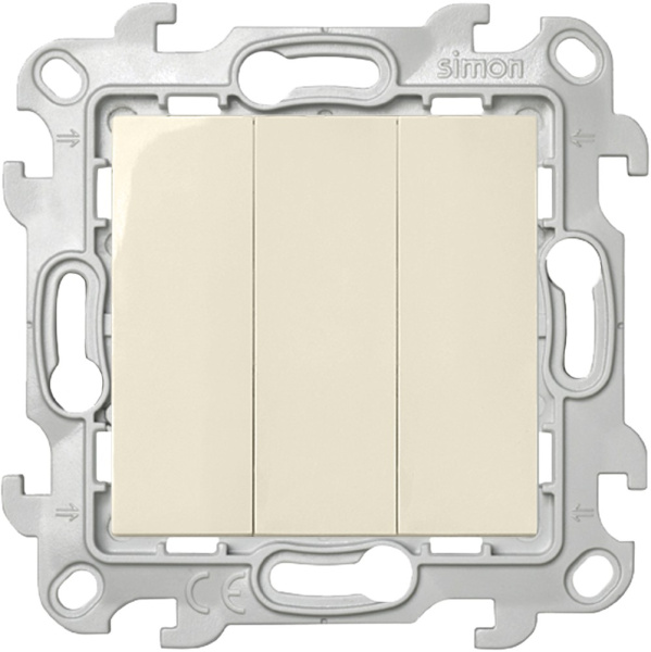Купить Simon 24 Слоновая кость Трехклавишный выключатель 2450391-031