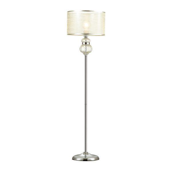 Купить Odeon Light 4687/1F ODL20 501 хром/"шампань"/бежевый Торшер E27 1*40W 220V LILIT