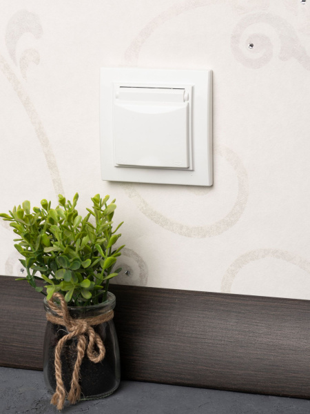 Купить EKF Basic Минск Белый Розетка , с/з, со шторками и крышкой, 16А, IP44, СП