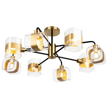 Citilux CL140181 Бертон Бронза+Черный Люстра