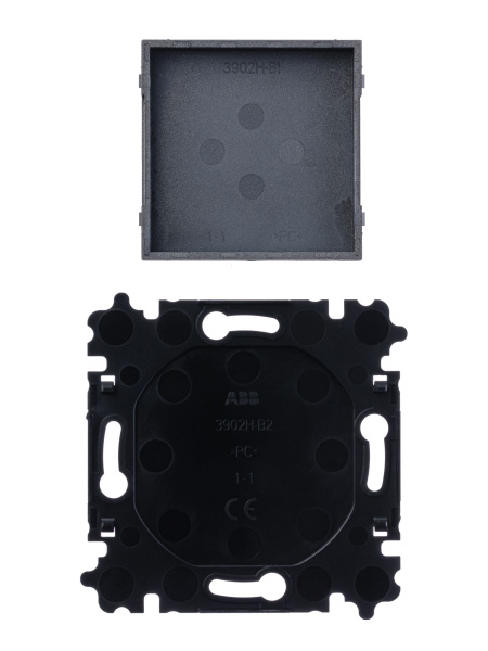 Купить ABB EPJ Levit сталь / дымчатый чёрный Заглушка, сталь 2CHH050001A6069