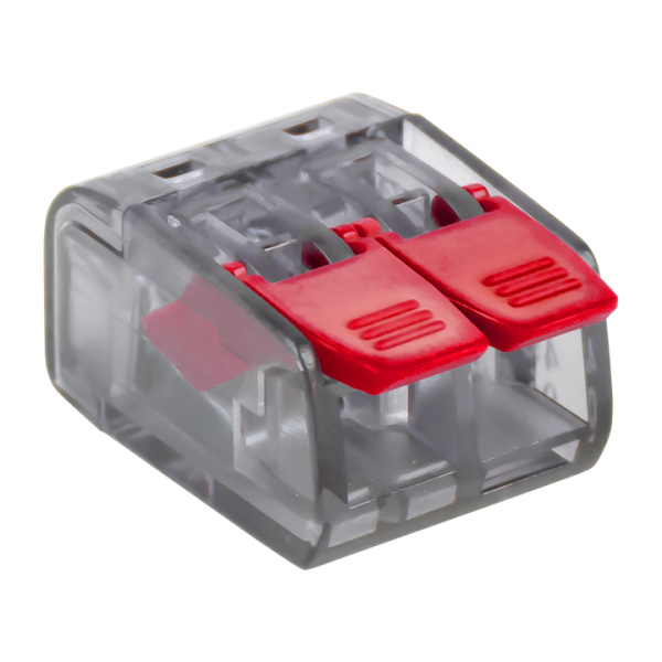 Купить EKF PROxima Клемма СМК 221-412 2 отверстия 0.2-4.0 мм2 блистер (5шт.)