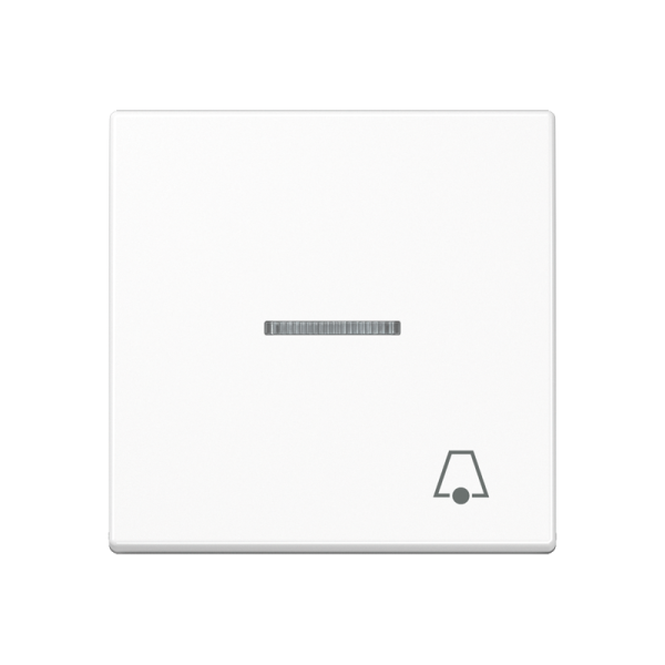 JUNG клавиша с символом звонка с подсветкой, белый A590BFKO5KWW