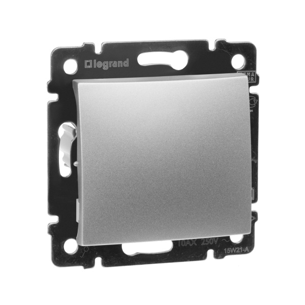 Купить Legrand Valena Алюминий Выключатель 1-клавишный 770101