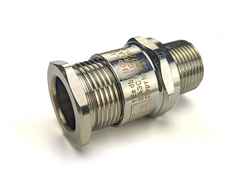 ЗЭТАРУС Ех-кабельный ввод ВКВ2-ЛР-G1 1/2-33 1Ех d е II Gb X () zeta31105