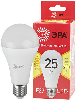 Эра  Лампа светодиодная  LED A65-25W-827-E27 R