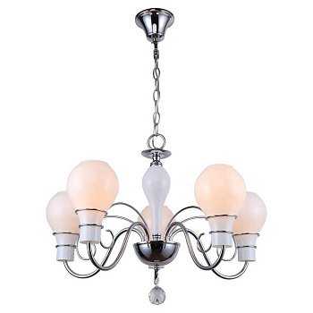 Lussole LGO Металл Хром /  Стекло Люстра E14 GRLSP-8099 Lussole LGO Металл Хром /  Стекло Люстра E14 GRLSP-8099