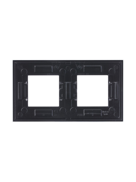 Купить ABB NIE Zenit Стекло черное Рамка 2-я 2+2 мод 2CLA227200N3101
