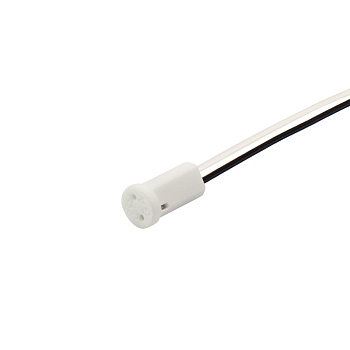 Цоколь «патрон» керамический G4 с проводом 15 см, (100шт. в упак) белый Rexant 11-8880