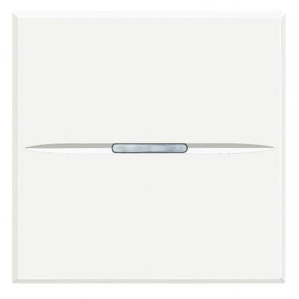 BT Axolute Белый Выключатель аксиальный 1-кл. 10А, 250В, винт. клеммы, 2 мод. (замена для арт. HD4001M2) HD4001M2N