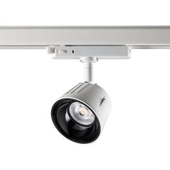 Novotech 358731 PORT NT21 098 белый/черный Трехфазный трековый светодиодный светильник IP20 LED 4000K 20W 100-265V KNOF