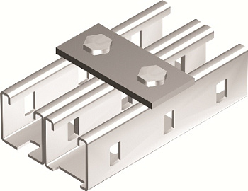 DKC Пластина соединительная, длина 90 мм, 2отв., горячеоцинкованная