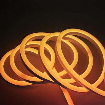 SWG Неоновая лента светодиодная SMD 220В 2835, 120 LED/м, 6 Вт/м, 220В , IP65, Цвет: Оранжевый 00-00007378