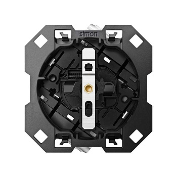 Simon 100 Розетка без заземления со шторками 2Р 16A 250В~ с безвинтовым подключением 1Click 10000431-039