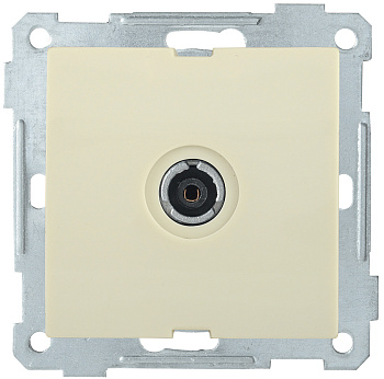 IEK РТВ11-0-Б Розетка TV оконечная BOLERO кремовый EAB11-K33