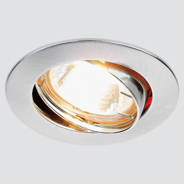 Купить Ambrella Встраиваемый точечный светильник 104S SS сатин серебро MR16