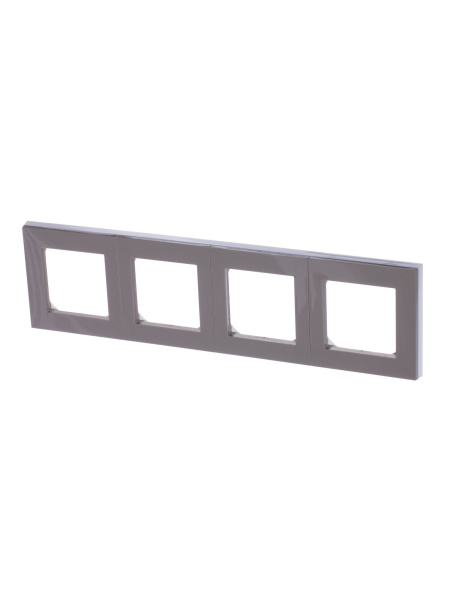 Купить ABB EPJ Levit кофе макиато / белый Рамка 4 поста, 2CHH015040A6018