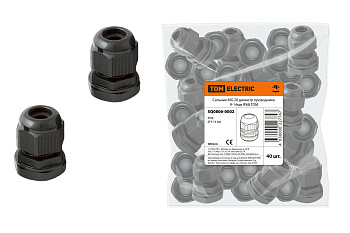 TDM Сальник MG 20 диаметр проводника 9-14мм IP68 SQ0806-0002