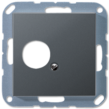 JUNG крышка для 1 гнезда, матовый антрацит A562-1BFANM