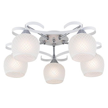 Citilux CL171151 Сюзи Белая+Хром Светильник Люстра