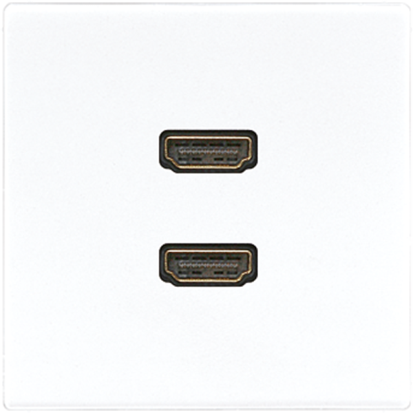 JUNG 2 x HDMI, белый MALS1133WW