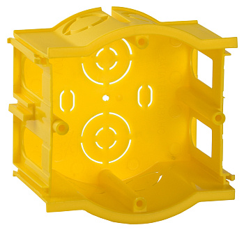 IEK GENERICA Коробка С3 уст. d68x45мм для тв. стен (сборная, проходная) о/у UKT10-068-045-000-K0-N-UO