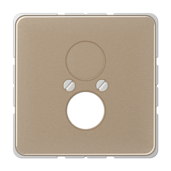 JUNG Крышка для 2-х гнезд золотая бронза CD562GB