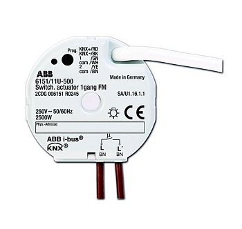 ABB 6151/11 U-500 Релейный активатор 1-канальный 16А, FM 2CKA006151A0245