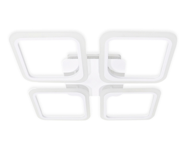 Купить Ambrella Потолочный светодиодный светильник с пультом FA4375/4 WH белый 4200K/3000K+6400K/6400K+3000K 73W 530*530*75 (ПДУ ИК)