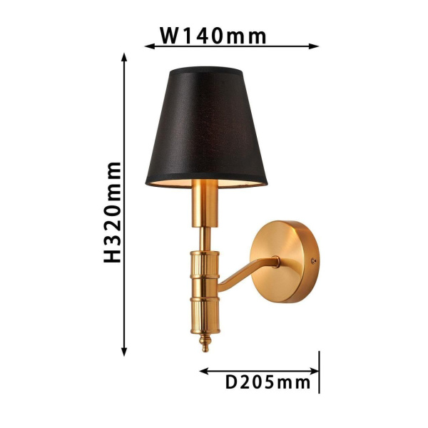 Купить Favourite Бра D205*W140*H315/ 1*E14*40W, excluded 2933-1W
