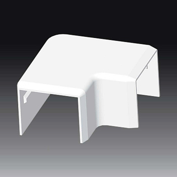 Kopos Поворот на 90 гр. LHD 30X25 8933 (HB) (Цвет Белый) 8933_HB