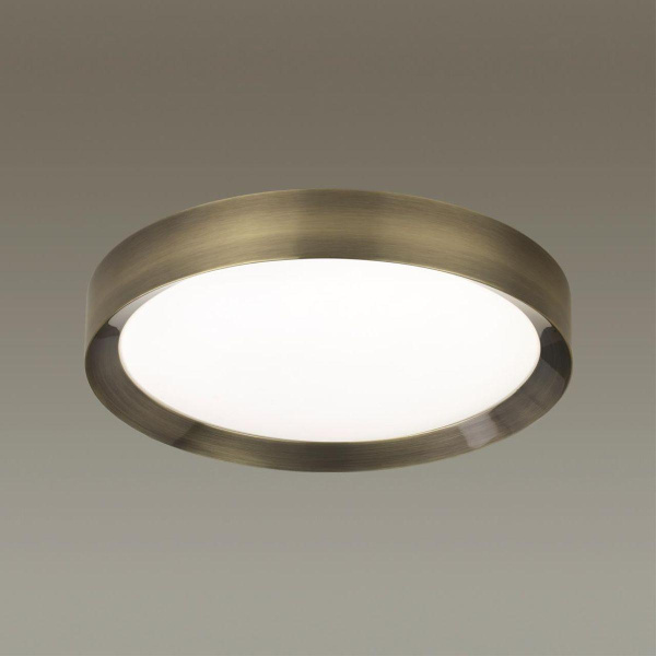 Купить Odeon Light 4948/45CL WALLI ODL22 513 бронзовый/белый/пластик Настенно-потолочн.светильн. пульт ДУ LED 45W 4000K LUNOR