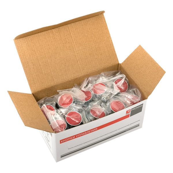 Купить EKF PROxima Кнопка BA42 красная NC